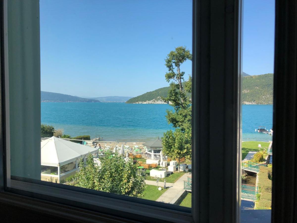 Panoramique Lac d'Annecy: Atypique Résidence avec Plage Privée Duingt Exterior photo