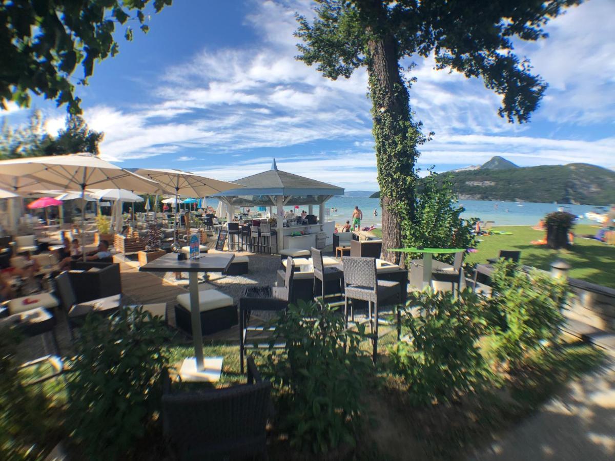 Panoramique Lac d'Annecy: Atypique Résidence avec Plage Privée Duingt Exterior photo