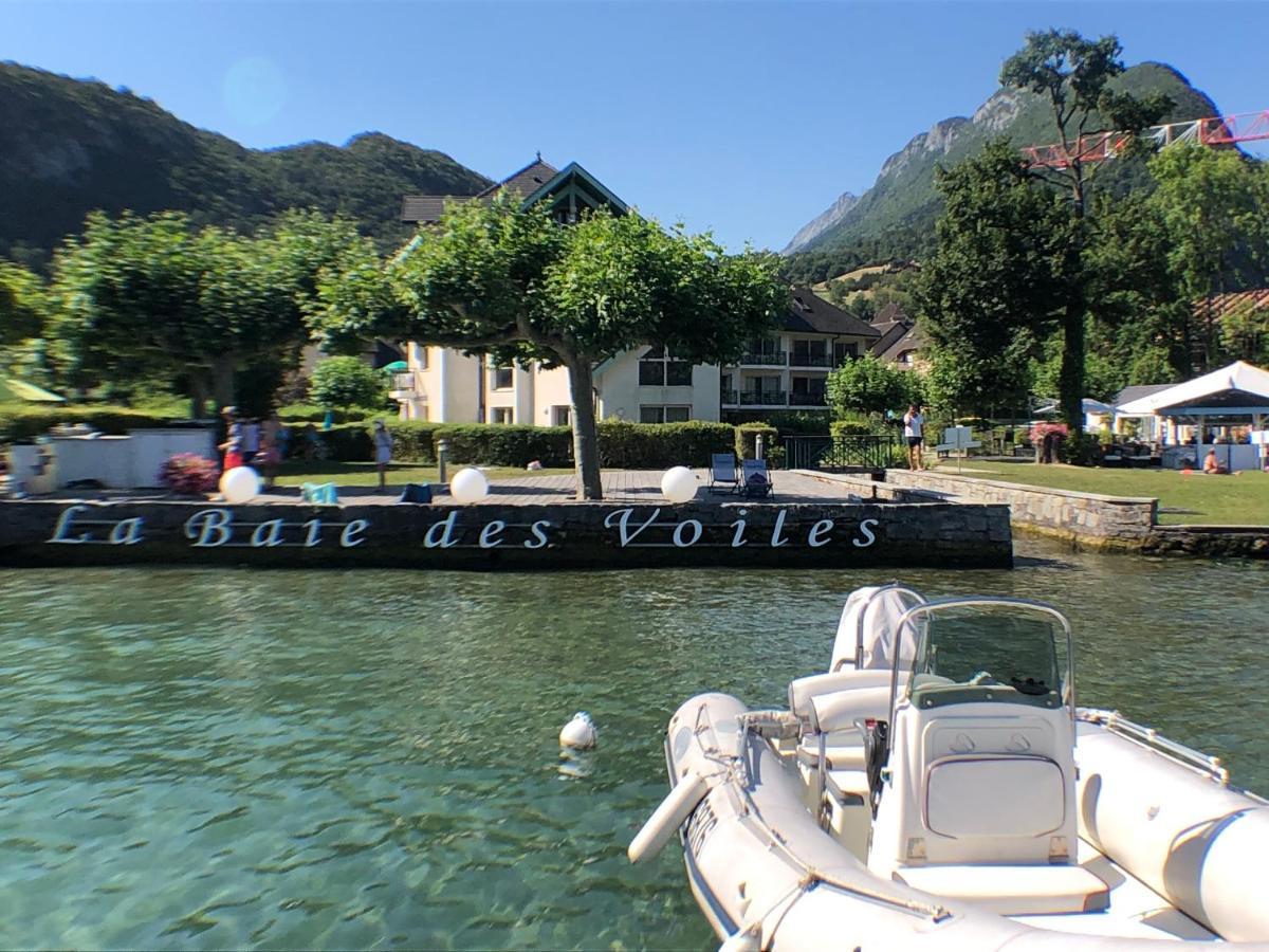 Panoramique Lac d'Annecy: Atypique Résidence avec Plage Privée Duingt Exterior photo