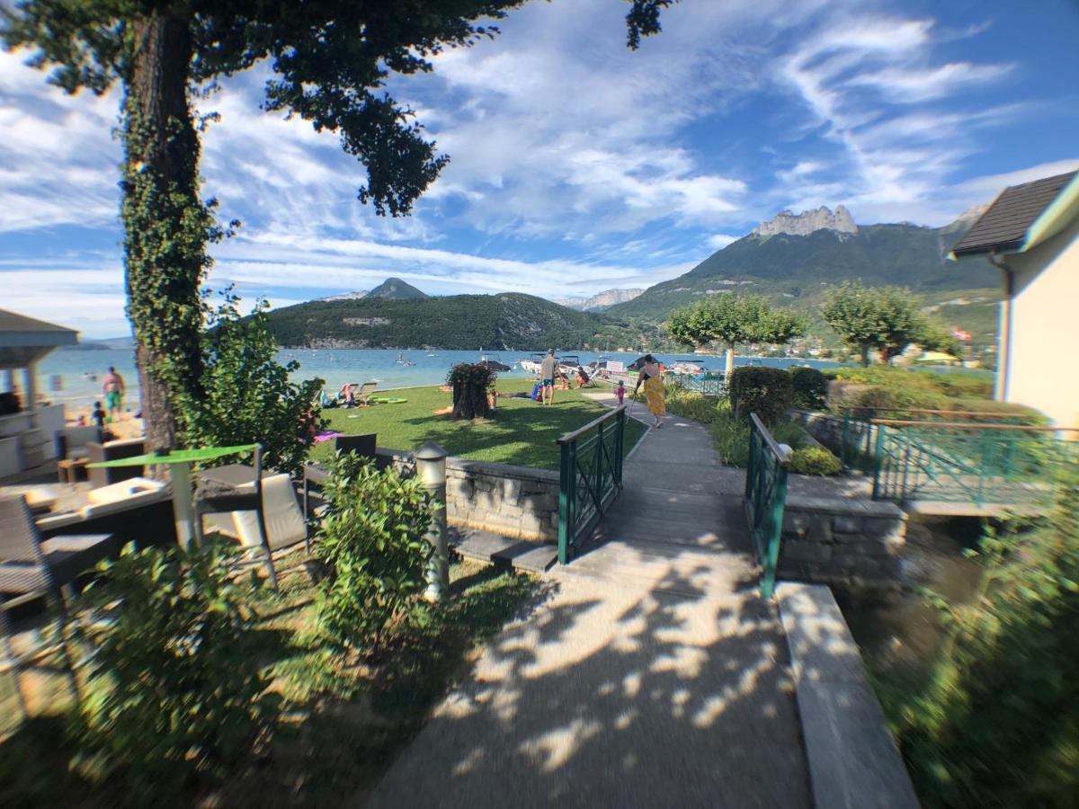 Panoramique Lac d'Annecy: Atypique Résidence avec Plage Privée Duingt Exterior photo
