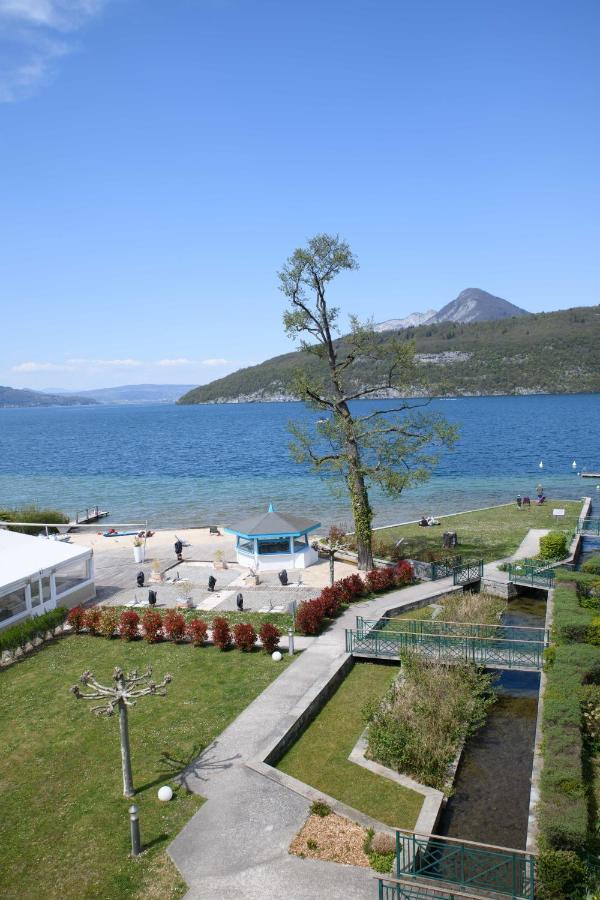 Panoramique Lac d'Annecy: Atypique Résidence avec Plage Privée Duingt Exterior photo