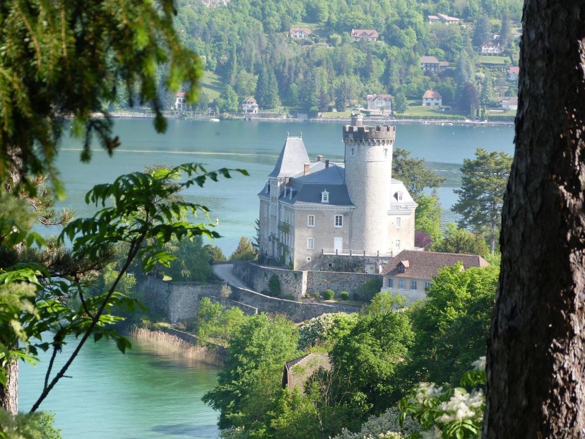 Panoramique Lac d'Annecy: Atypique Résidence avec Plage Privée Duingt Exterior photo