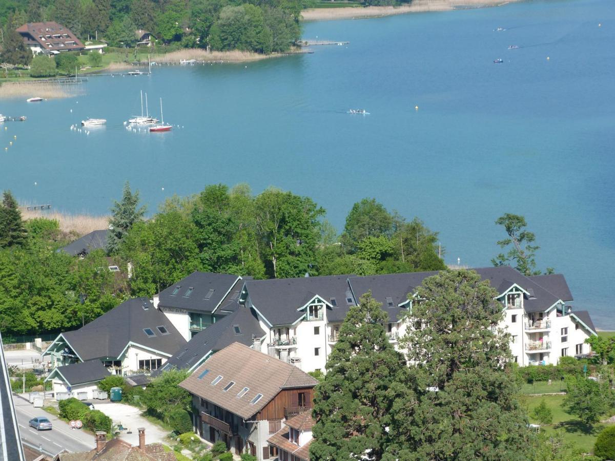 Panoramique Lac d'Annecy: Atypique Résidence avec Plage Privée Duingt Exterior photo